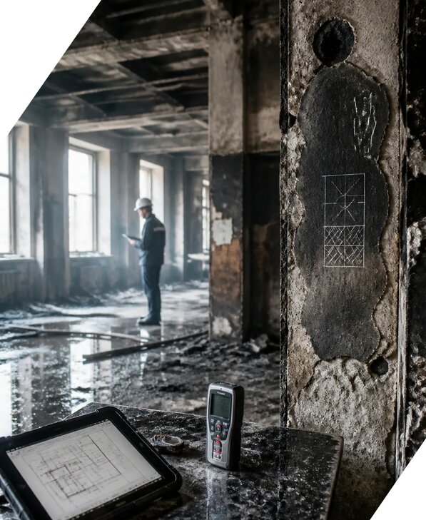 Обследование зданий после пожара в Чусовой от 15672 р. | ЭкспертизаРоссия