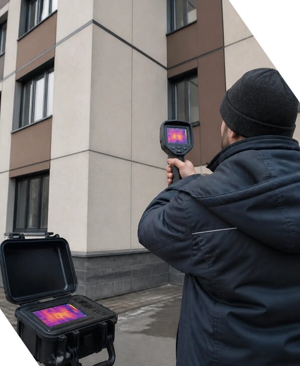 Тепловизионное обследование зданий и сооружений в Чусовой